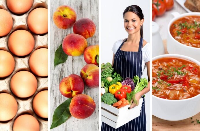 Un grupo de productos dietéticos