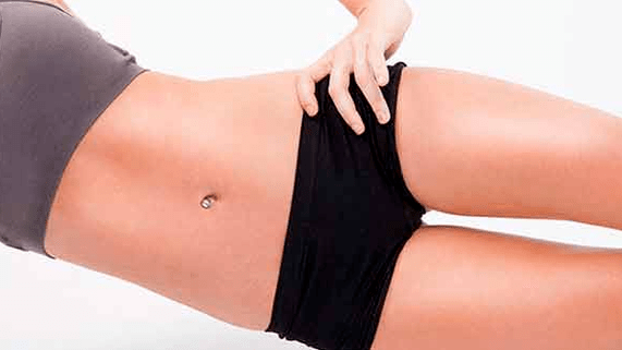 Ejercicio para la pérdida de peso del abdomen y el lado