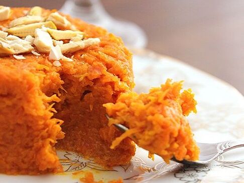 El pudín de zanahoria está incluido en el menú para la pancreatitis