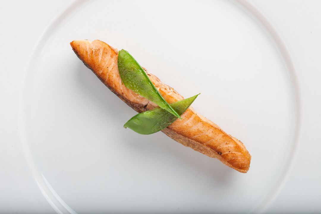 Pescado blanco al horno en el menú Dieta favorita.