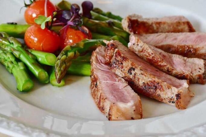 Un plato de dieta ceto
